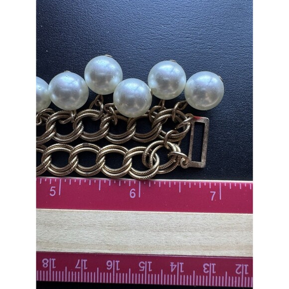 Park Lane Pearl Beaded Chain Dangle Layered Bracelet Classic Jewelry - Picture 6 of 6